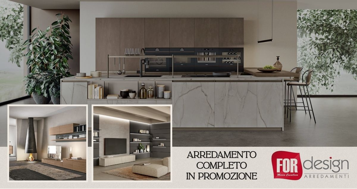 arredamento completo in promozione a cosenza da for design arredamenti lube store